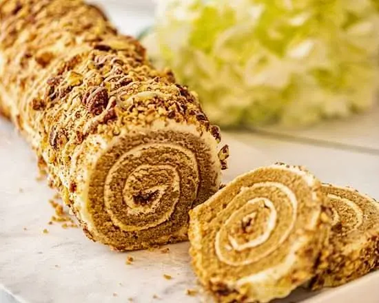 Almond Cheese Roll Cake