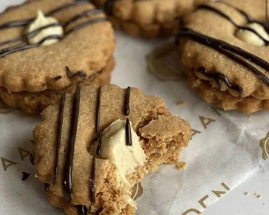 Linzer Halva Cookies